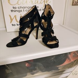 Aldo Elegant Black High Heel Sandals